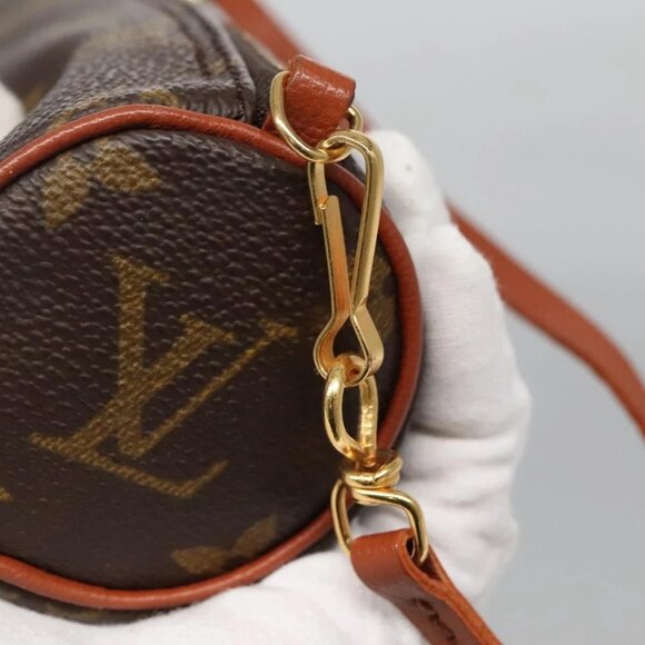 LOUIS VUITTON Monogram Papillon Pouch LV Auth BA4922 - Picture 10 of 16